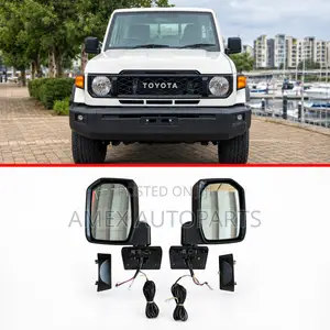 Side Mirror Set Toyota Land Cruiser FJ79 2024+ Black 3Wires Ele