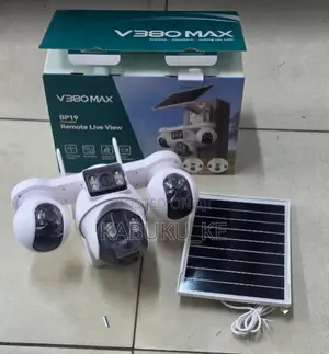 4g Solar Outdoor CCTV Camera With 4 Four Lens + Audio Recording