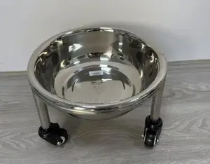 Stainless Steel Theatre Kick Bucket (Stainless Steel, Small)