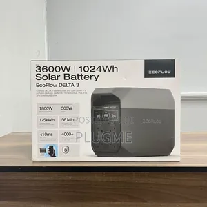 Ecoflow Delta 3 1800w/1024Wh Lithium Ion Solar Battery