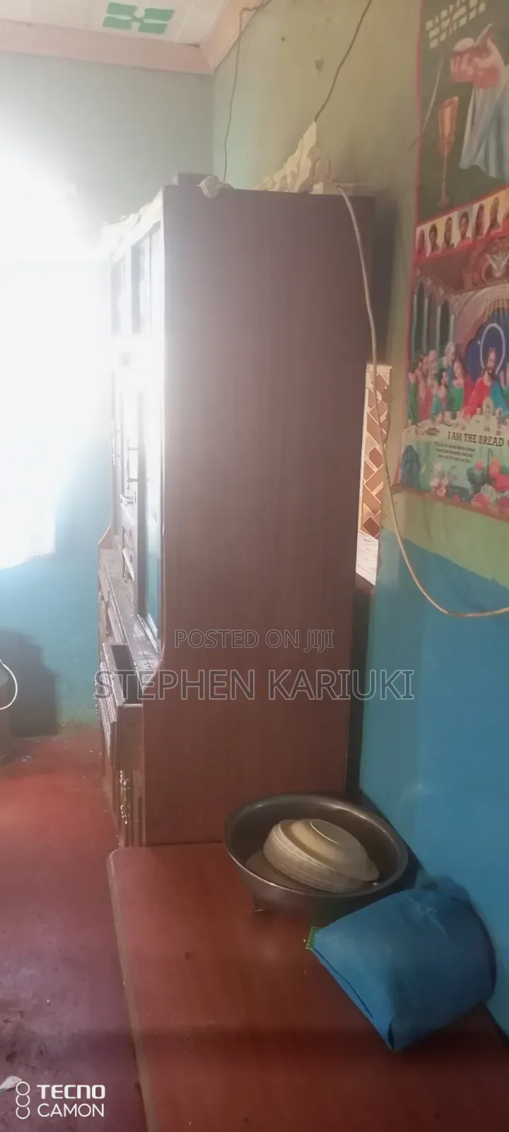 Study Wooden Carbinet With Glass Display Door