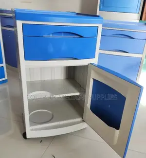 Durable Bedside Cabinet With Spacious Drawers (ABS Boards)