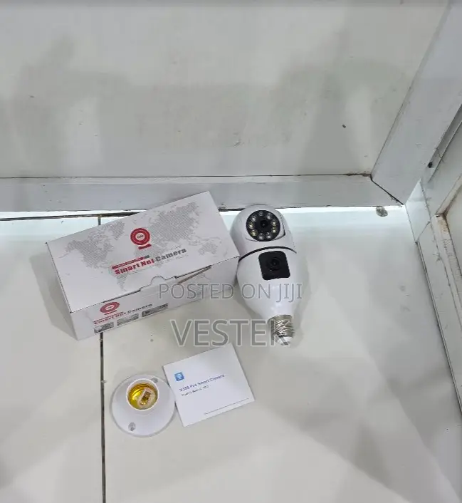 V380 Pro Wireless WiFi Bulb Camera – Full HD 1080P PTZ Security Camera