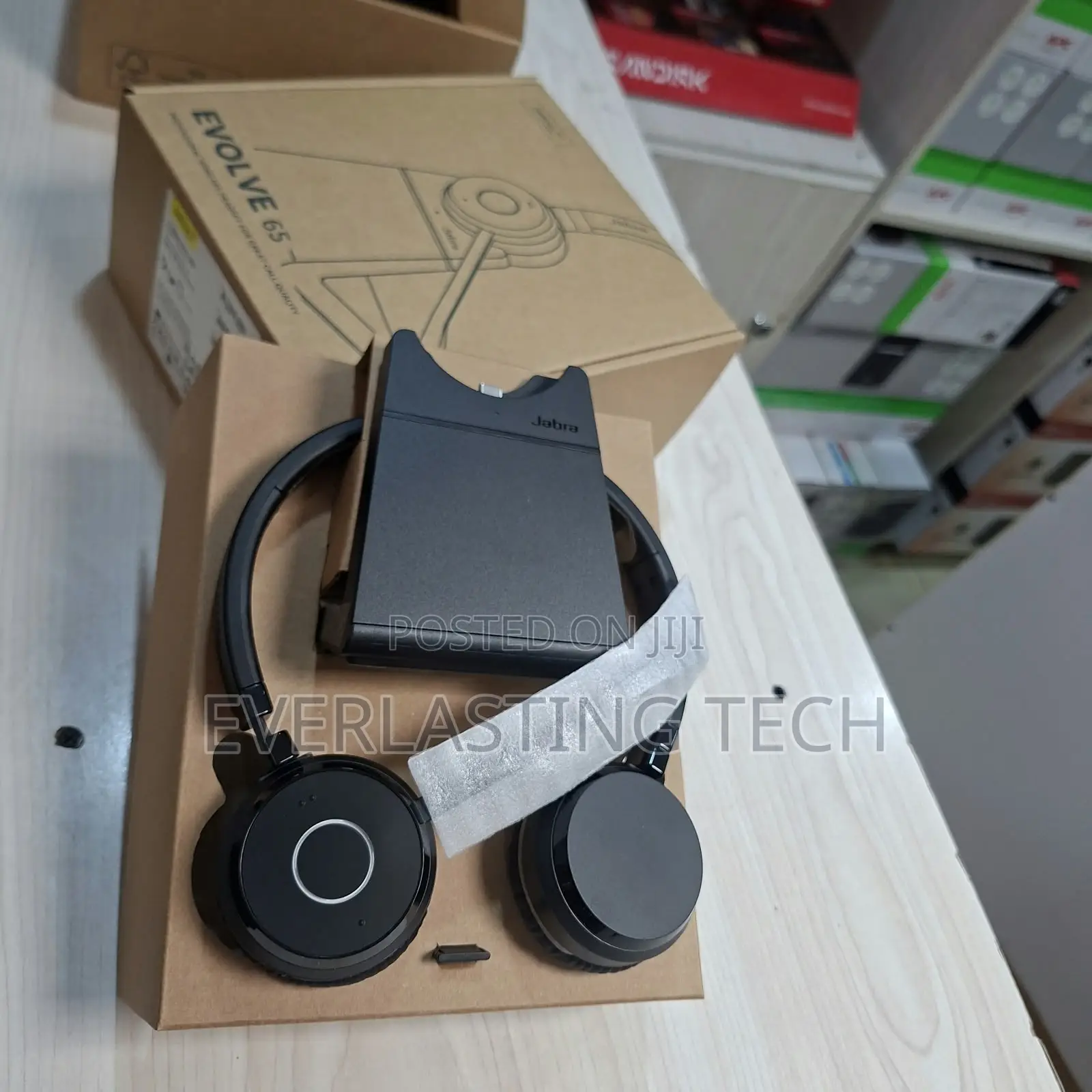 Jabra Evolve 65 MS Stereo Wireless Headset With Charging Stand