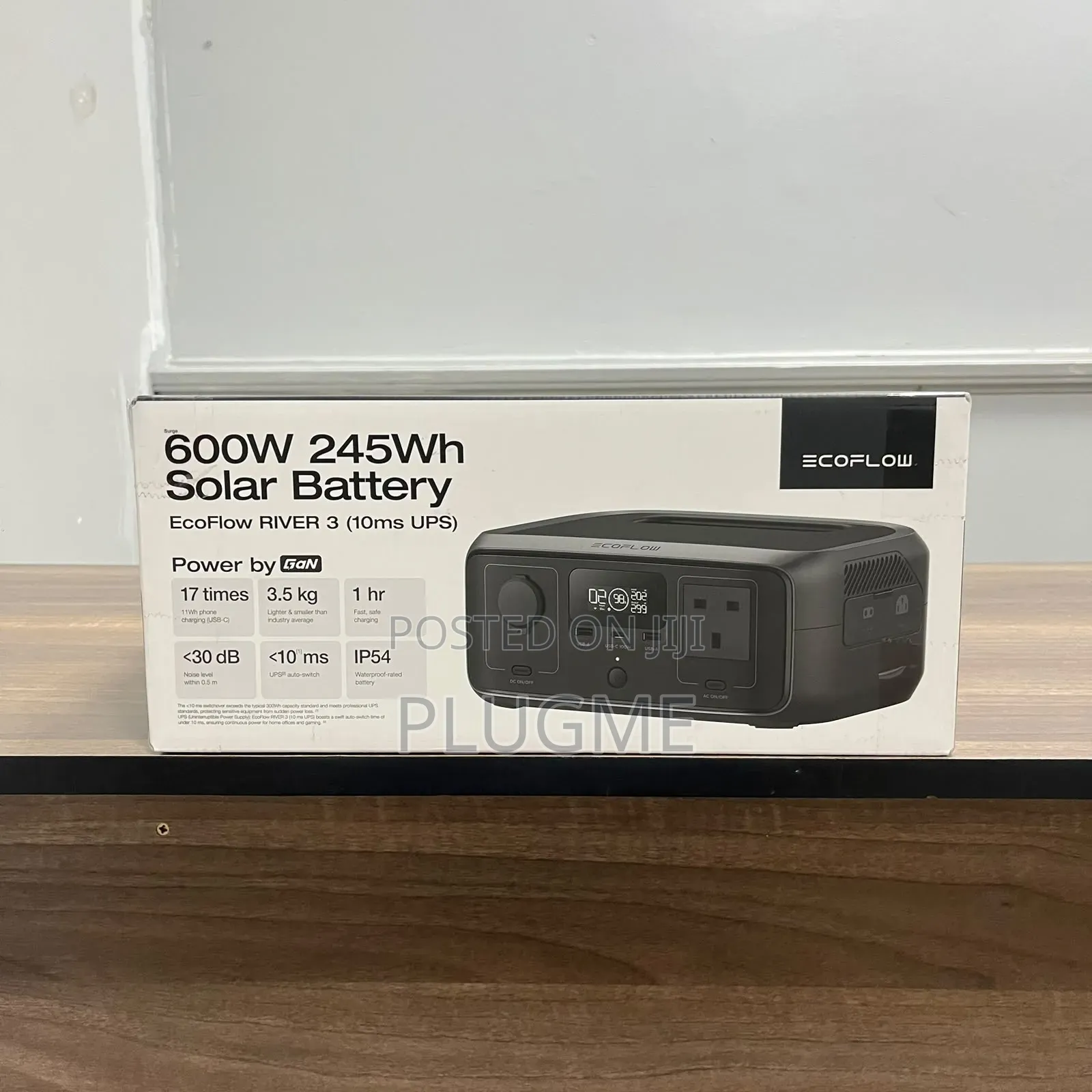 Ecoflow River 3 600W 245Wh Lithium Solar Battery