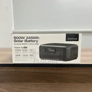 Ecoflow River 3 600W 245Wh Lithium Solar Battery