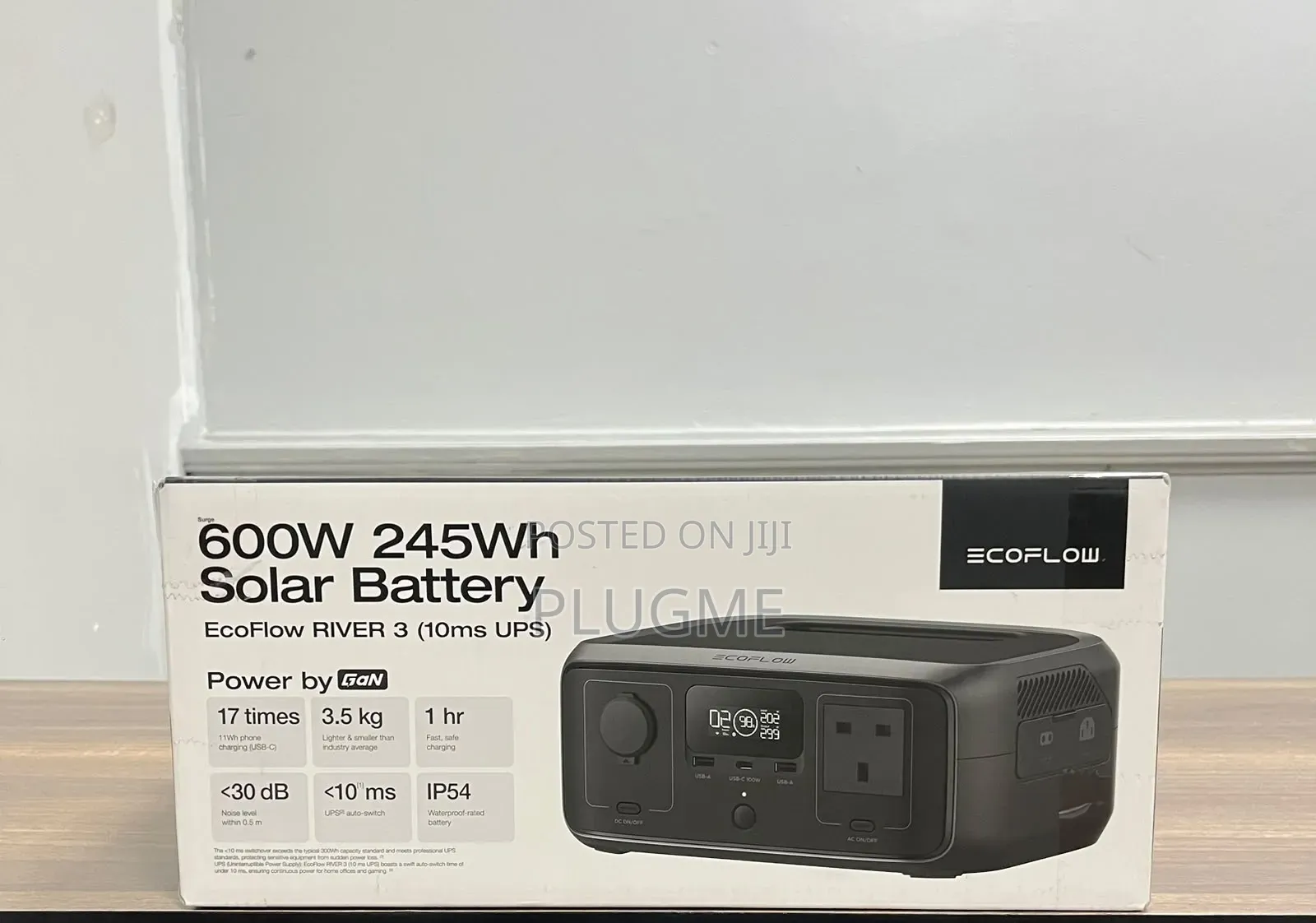 Ecoflow River 3 600W 245Wh Lithium Solar Battery