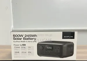 Ecoflow River 3 600W 245Wh Lithium Solar Battery