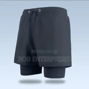 Quality 2in 1 Men Gym and Exercise Shorts