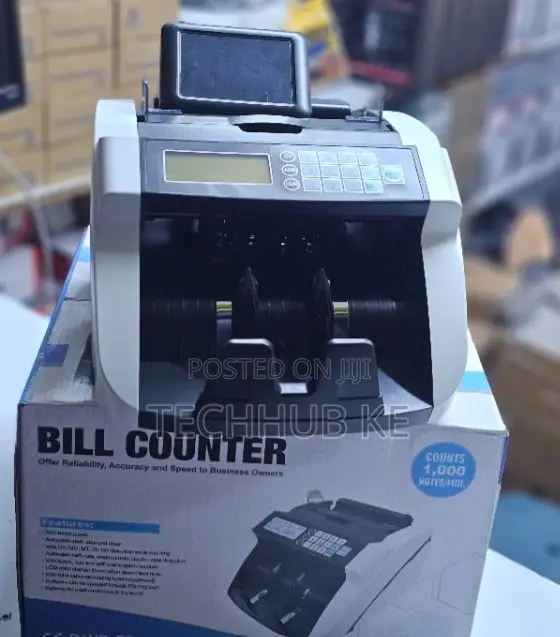 UVMG Bill Counting Machine Multi-Currencies Cash Detector LCD Display