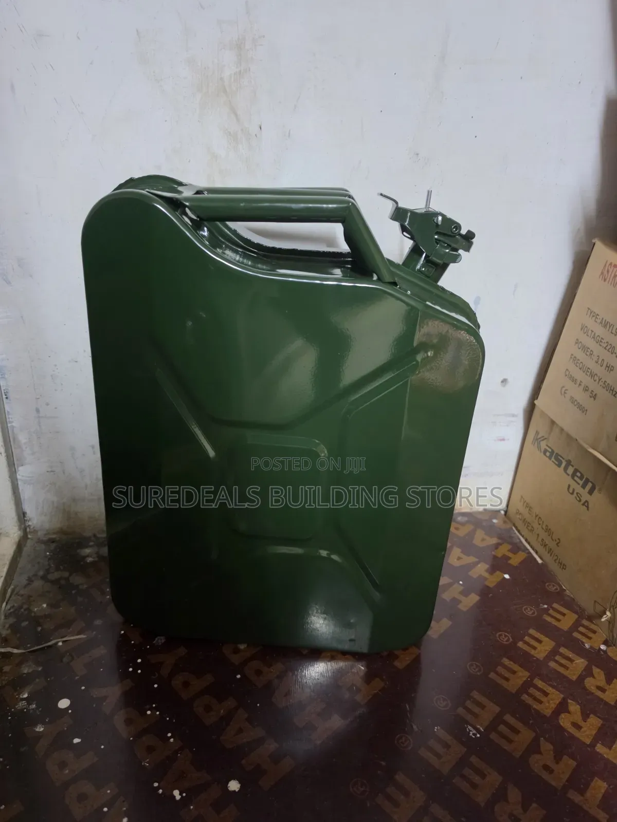 Strong Metallic Fuel Jerry Can (20L Capacity)