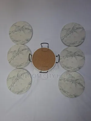 White Marble Cup Coasters