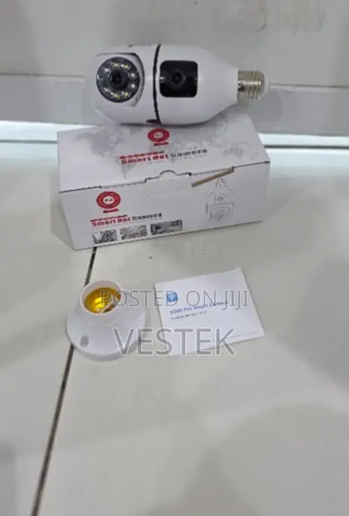 Dual V380 Pro Light Bulb Camera 1080P HD WiFi PTZ Security CCTV Camera