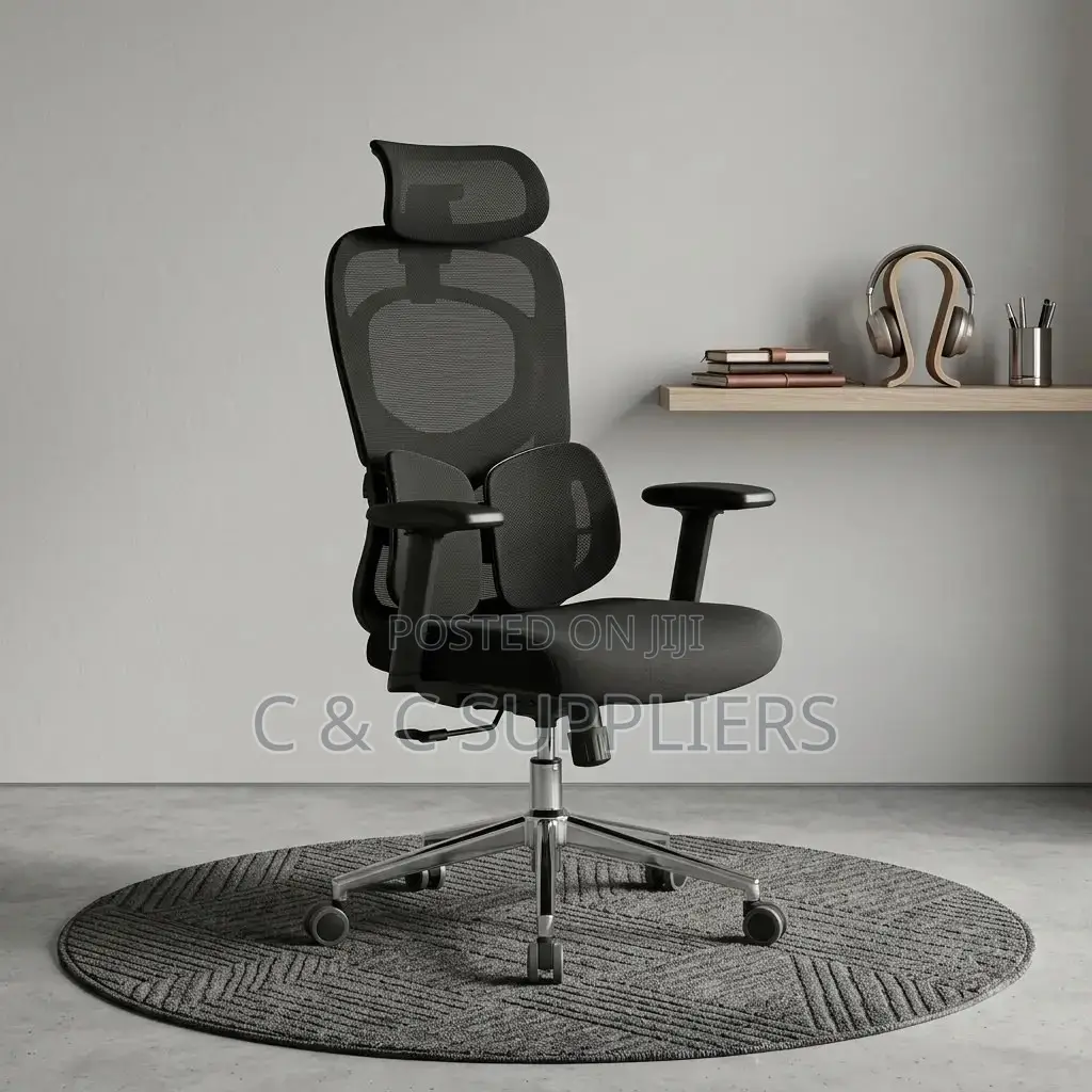 Lumbar Support High-Back Chair