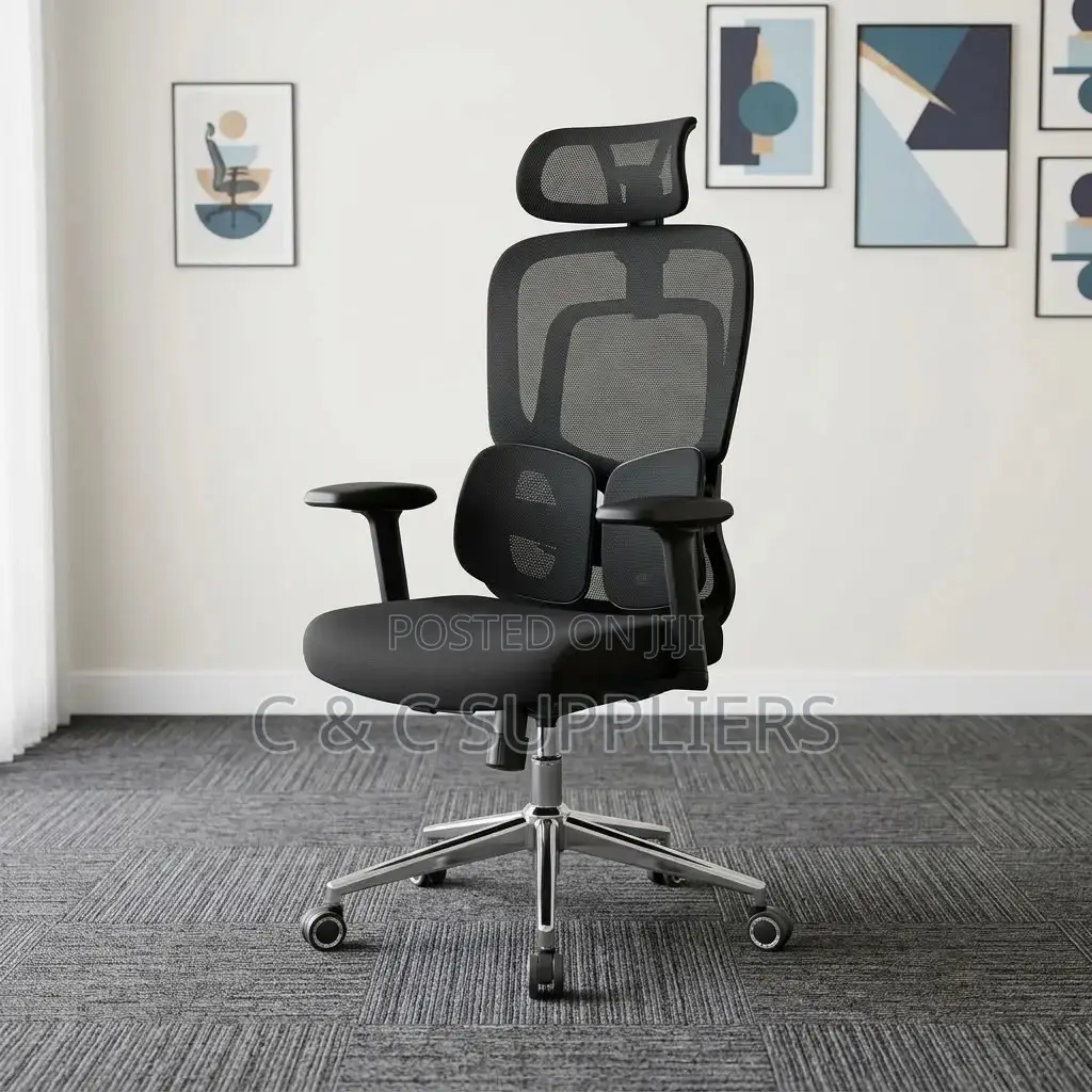 Lumbar Support High-Back Chair