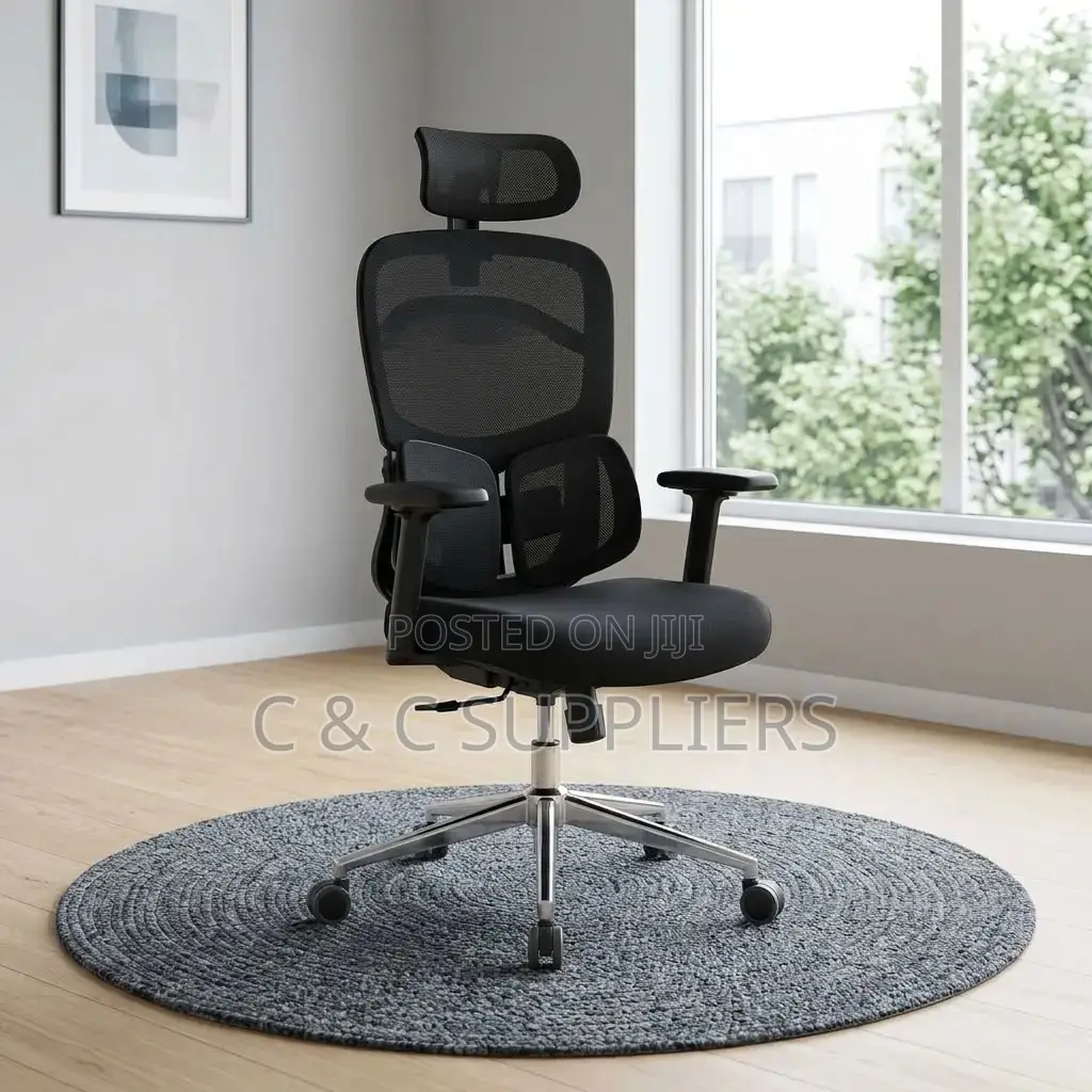 Lumbar Support High-Back Chair