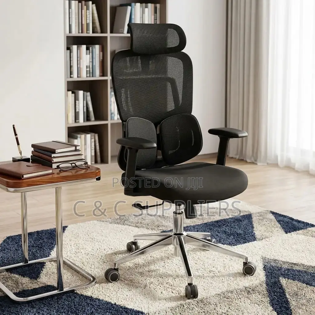 Lumbar Support High-Back Chair