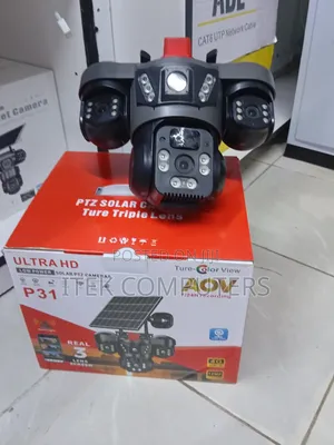 Triple Lens 4G CCTV Camera for Smart Outdoor Property Monitoring
