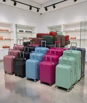 Global 3-in-1 Unbreakable Rubber Suitcase and Travel Bags Set