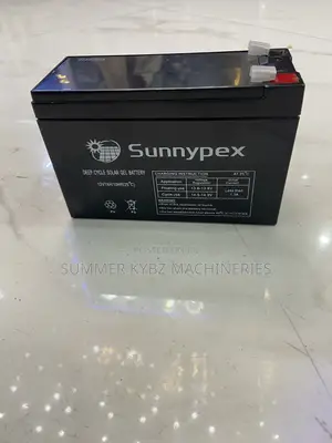 Sunnypex 12V 7Ah Deep Cycle Solar Gel Battery