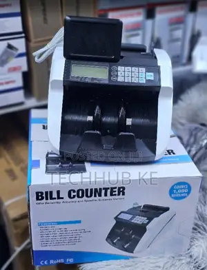 High-Speed Bill Counter With LCD Display | 1000pcs/Min Multi-Currency