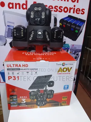 4G Triple Lens Outdoor CCTV Camera With Alarm and Smart Monitoring