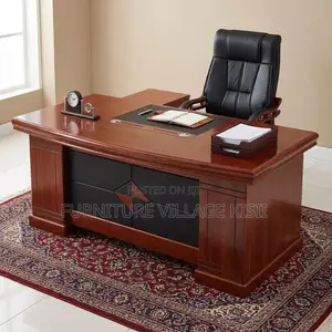 2.0M Executive Mahogany Office Desk