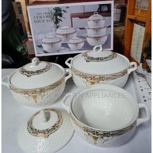 3 Set Soup Pots. - main view
