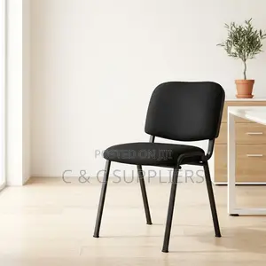 Black Fabric Tosca Guest Chair