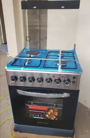 60*60cm Skywood 3g+1electric Plate Standing Cooker With Electric Oven