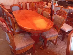 6- Seater Oval Shaped Dinning Sets.