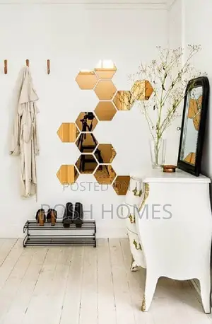 Lightweight, Shatterproof Acrylic Self-Adhesive Mirrors.