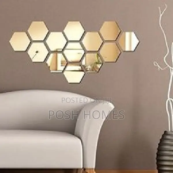 Lightweight, Shatterproof Acrylic Self-Adhesive Mirrors.