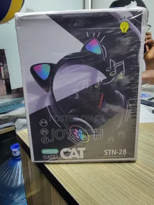 Cat Ear Headphones Black