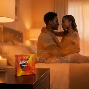 Durex Feels Regular Fit Lubricated Latex Condoms - Pack of 12
