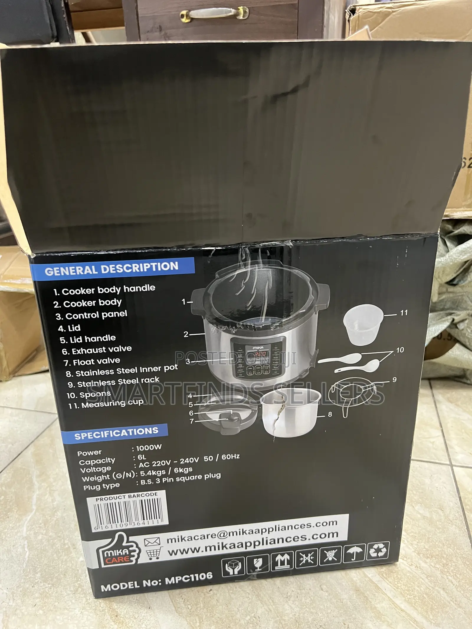 Mika Pressure Cooker – Durable, Safe & Reliable