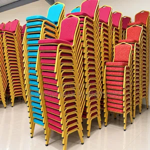 Elegant Gold Frame Banquet Chairs – Stacking Event Chairs