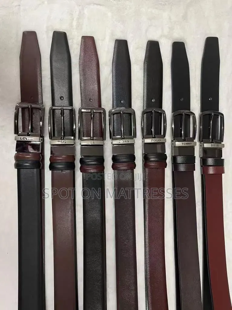 One-Sided and Double-Sided Belts for Men. Delivery Services Available.
