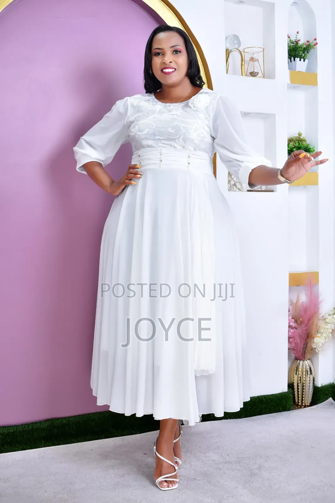 Chiffon Dress With a Wrap