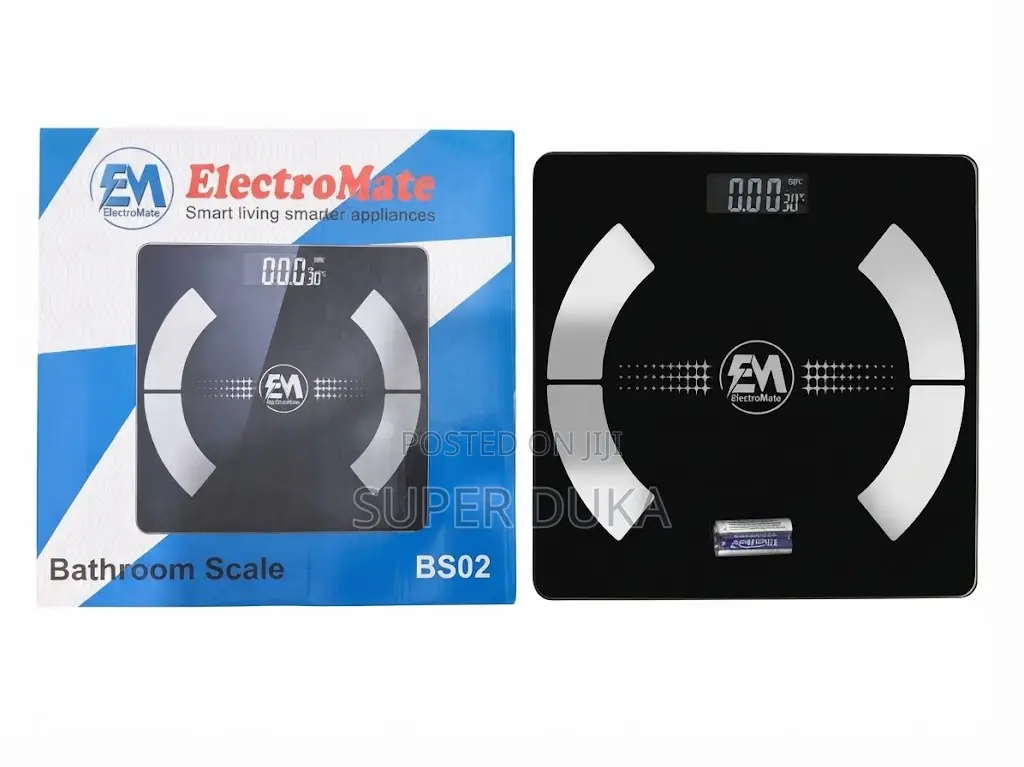 ElectroMate BS02 Smart Bathroom Scale.Body Composition Analyzer