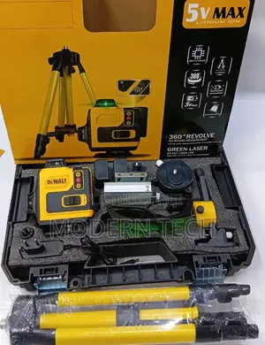 DeWalt 3×360 Green Beam Laser Level | 20V Cordless 