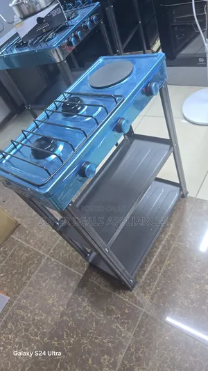 2+1 Standing Cooker With Shelfs