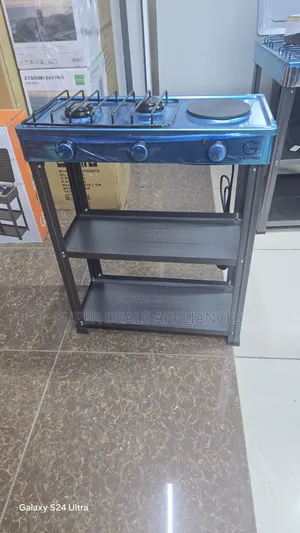 2+1 Standing Cooker With Shelfs