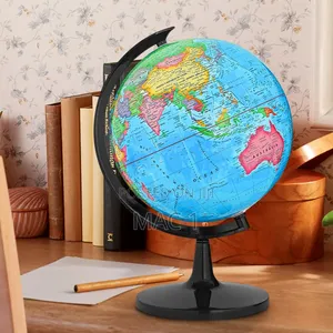 3-Piece Educational Globe Set – Desk World Maps (3 Sizes)