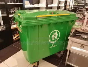 660L Heavy Duty Waste Bin With Wheels
