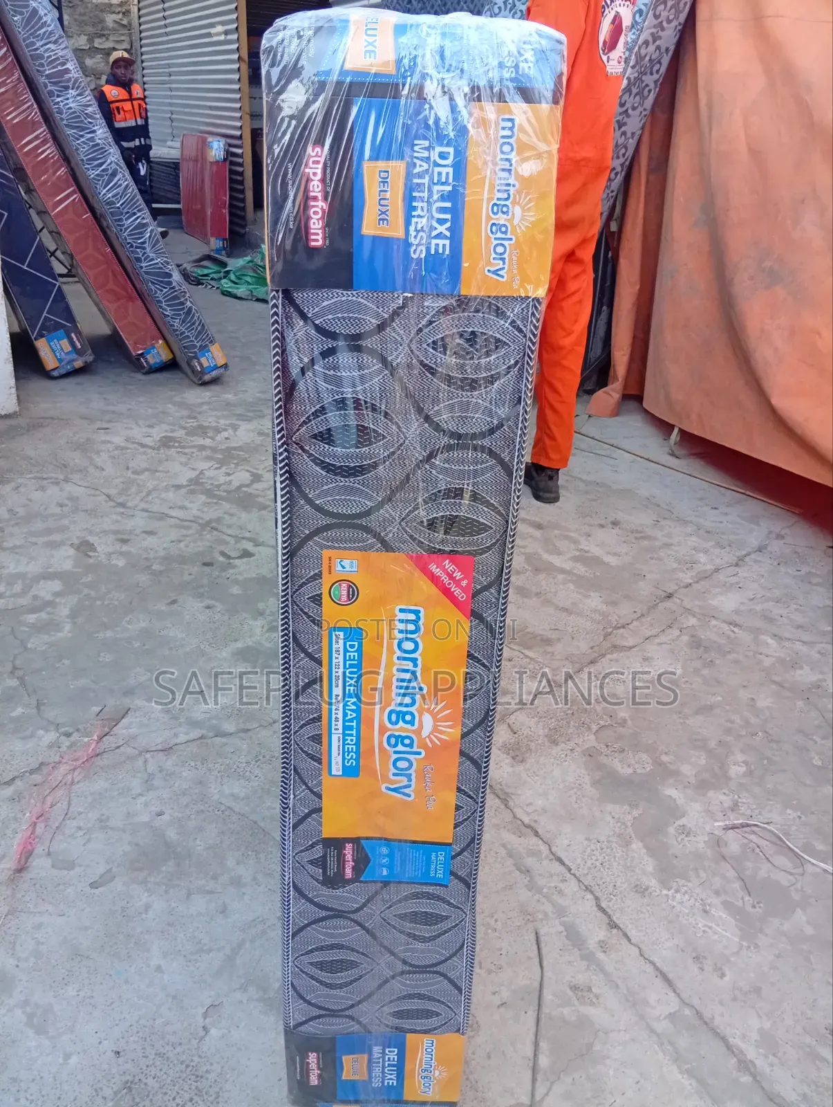 Morning Glory 4×6×8 Mattress – Plain Design & Firm Support