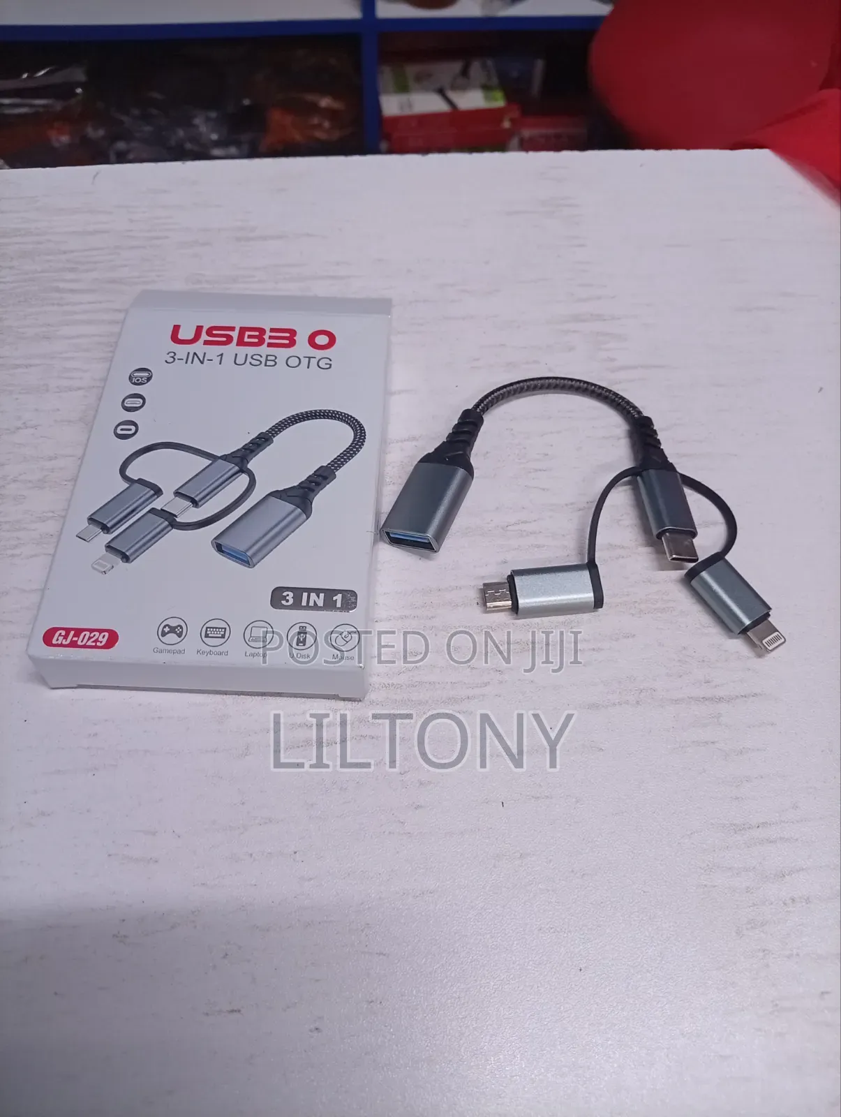 Type C/iPhone/Lighting/Micro to USB Otg