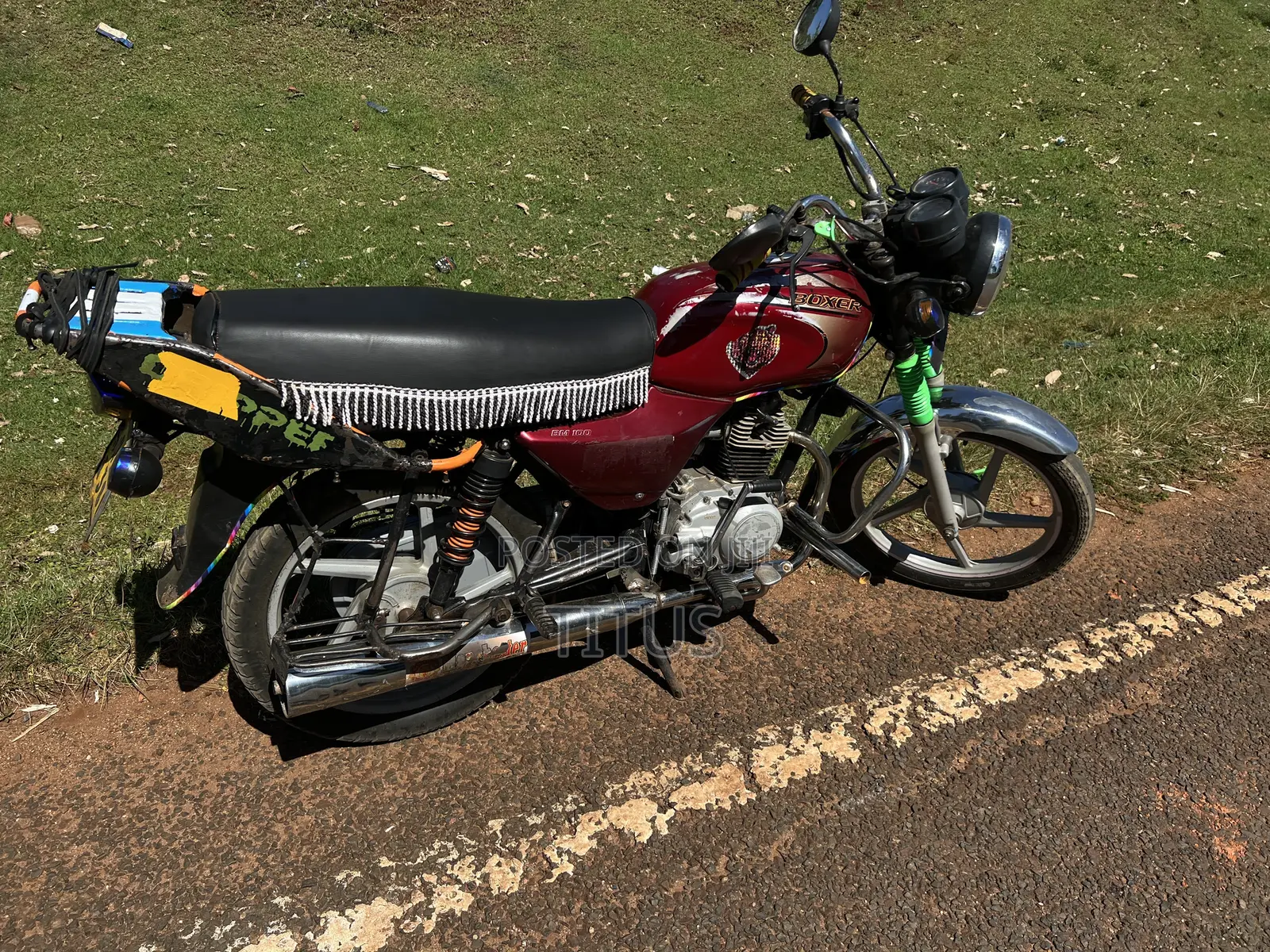 Bajaj Boxer 2015 Red