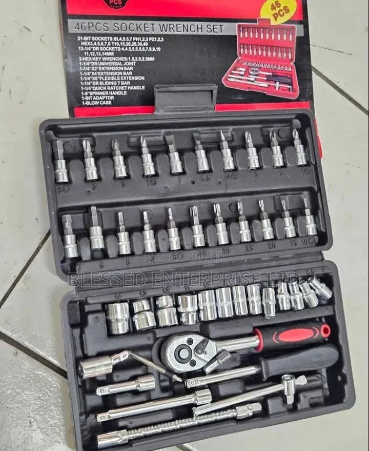 46 Piece Portable Socket Wrench Machine
