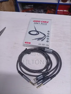 3in1 Aux to 3.5aux, Lighting and Type C